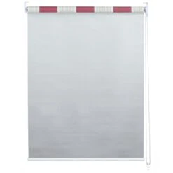 Rollo HWC-D52, Fensterrollo Seitenzugrollo Jalousie, 110x160cm Sonnenschutz Verdunkelung Blickdicht ~ Rot/weiß/beige -Wohnmöbel 01c67d04 945a 4ae9 9291 e5b753d7d2f4