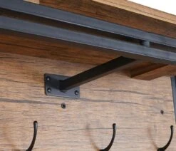 Wandgarderobe HWC-A27, Garderobe Regal, 4 Haken 24x75x24cm 3D-Struktur ~ Wildeiche-Optik 15 Wandgarderobe HWC-A27, Garderobe Regal, 4 Haken 24x75x24cm 3D-Struktur ~ Wildeiche-Optik -Wohnmöbel 022dc565 4d11 4808 80f1 03f0aa2f3d8b