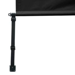 Vertikalmarkise HWC-F42, Senkrechtmarkise Sichtschutz Außenrollo Rollo, UV-Schutz 50 Stoff ~ 250x180cm, Schwarz -Wohnmöbel 02ff7d62 8591 4931 b77b d192deb2b3a5