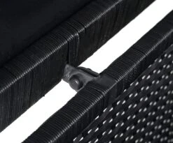 Poly-Rattan Kissenbox HWC-D88, Gartentruhe Auflagenbox Truhe ~ Basic Schwarz, 63x135x52cm 320l -Wohnmöbel 0452e86d 0aa1 48b6 bfc0 00169a6b697e