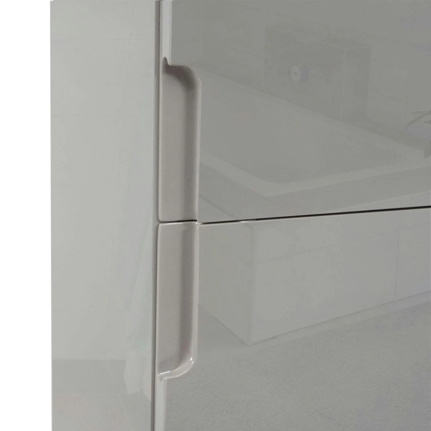 Hängeschrank HWC-B19, Midischrank Hochschrank Badezimmer Badmöbel, Hochglanz 150x30cm ~ Grau 9 Hängeschrank HWC-B19, Midischrank Hochschrank Badezimmer Badmöbel, Hochglanz 150x30cm ~ Grau – Bild 7