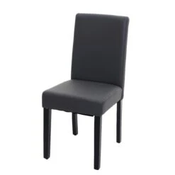 2er-Set Esszimmerstuhl Stuhl Küchenstuhl Littau ~ Kunstleder, Weiß, Dunkle Beine -Wohnmöbel 067082d1 2e40 4517 ac75 22b7ffe122cc 3