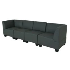 Modular 4-Sitzer Sofa Couch Lyon, Kunstleder ~ Rot, Hohe Armlehnen 11 Modular 4-Sitzer Sofa Couch Lyon, Kunstleder ~ Rot, Hohe Armlehnen -Wohnmöbel 07c5f029 8fcd 4674 be6d 593dea977322 2
