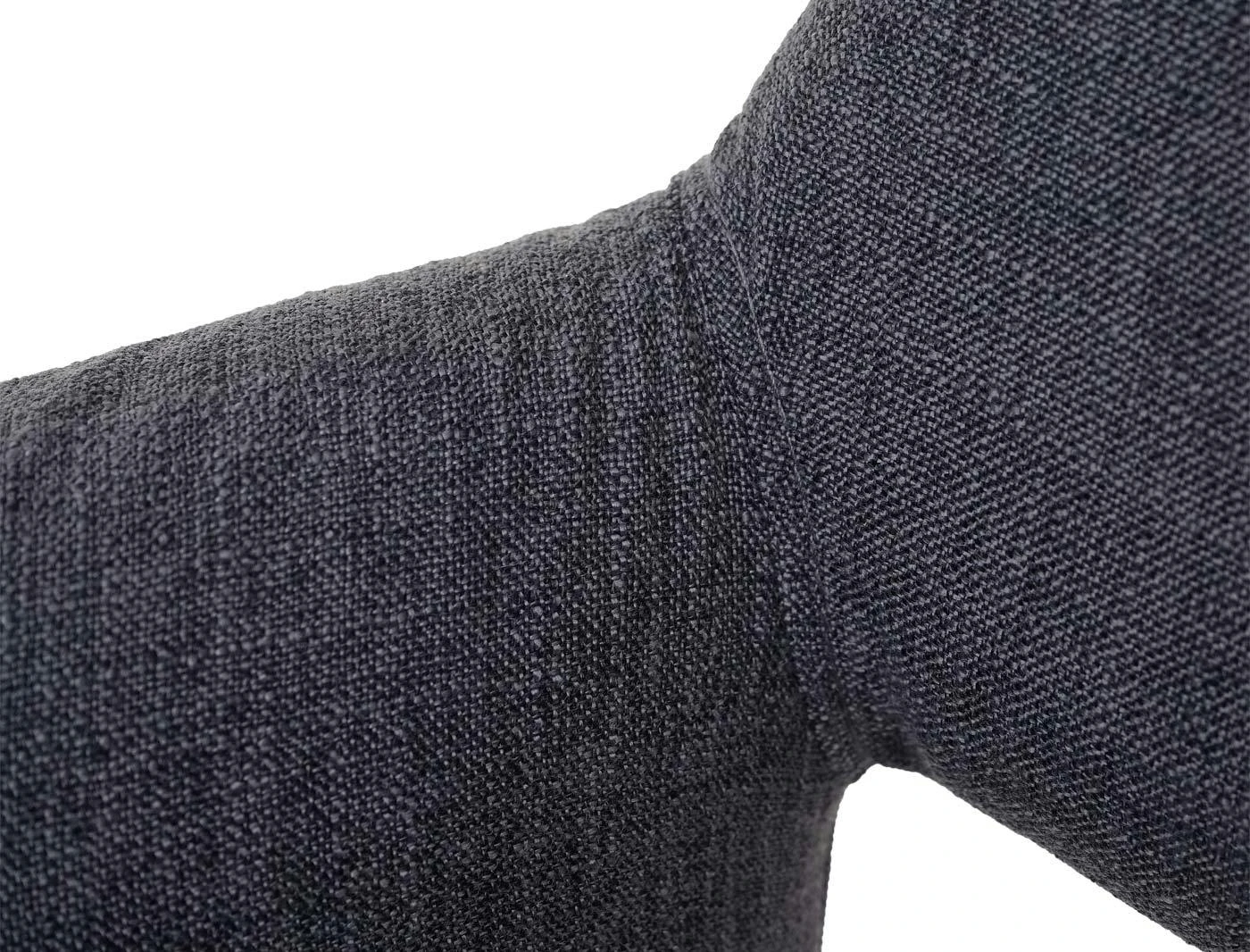 Esszimmerstuhl HWC-A50 III, Stuhl Küchenstuhl, Retro 50er Jahre, Stoff/Textil ~ Dunkelgrau, Chromfuß 9 Esszimmerstuhl HWC-A50 III, Stuhl Küchenstuhl, Retro 50er Jahre, Stoff/Textil ~ Dunkelgrau, Chromfuß – Bild 7