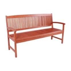 Gartenbank Kopenhagen, Sitzbank Parkbank Holzbank, 3-Sitzer Gastronomie-Qualität Massiv-Holz 160cm ~ Dunkelbraun -Wohnmöbel 15b4c7e6 c5bc 44ca ad58 dc3896a3b692