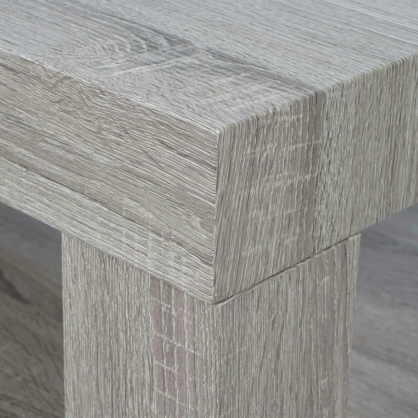 Couchtisch HWC-A32, Wohnzimmertisch, 3D-Struktur, 40x110x60cm FSC-zertifiziert ~ Dunkle Eicheoptik 9 Couchtisch HWC-A32, Wohnzimmertisch, 3D-Struktur, 40x110x60cm FSC-zertifiziert ~ Dunkle Eicheoptik – Bild 7