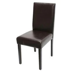 Esszimmerstuhl Littau, Küchenstuhl Stuhl, Kunstleder ~ Weiß, Dunkle Beine 13 Esszimmerstuhl Littau, Küchenstuhl Stuhl, Kunstleder ~ Weiß, Dunkle Beine -Wohnmöbel 168d8f84 02fc 4326 969d 4932f97978ea 4