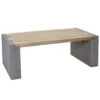 Couchtisch HWC-A15, Wohnzimmertisch, Beton-Optik Tanne Holz Rustikal Massiv FSC-zertifiziert 46x122x60cm -Wohnmöbel 172370f9 9b9d 4abc aa6b c18d5840f468