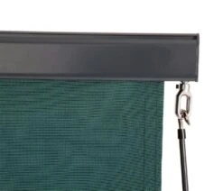 Vertikalmarkise HWC-F42, Senkrechtmarkise Sichtschutz Außenrollo Rollo, UV-Schutz 50 Stoff ~ 250x180cm, Blau-grün -Wohnmöbel 186c39f3 94b7 48c5 b8cc 75ebc758d28c
