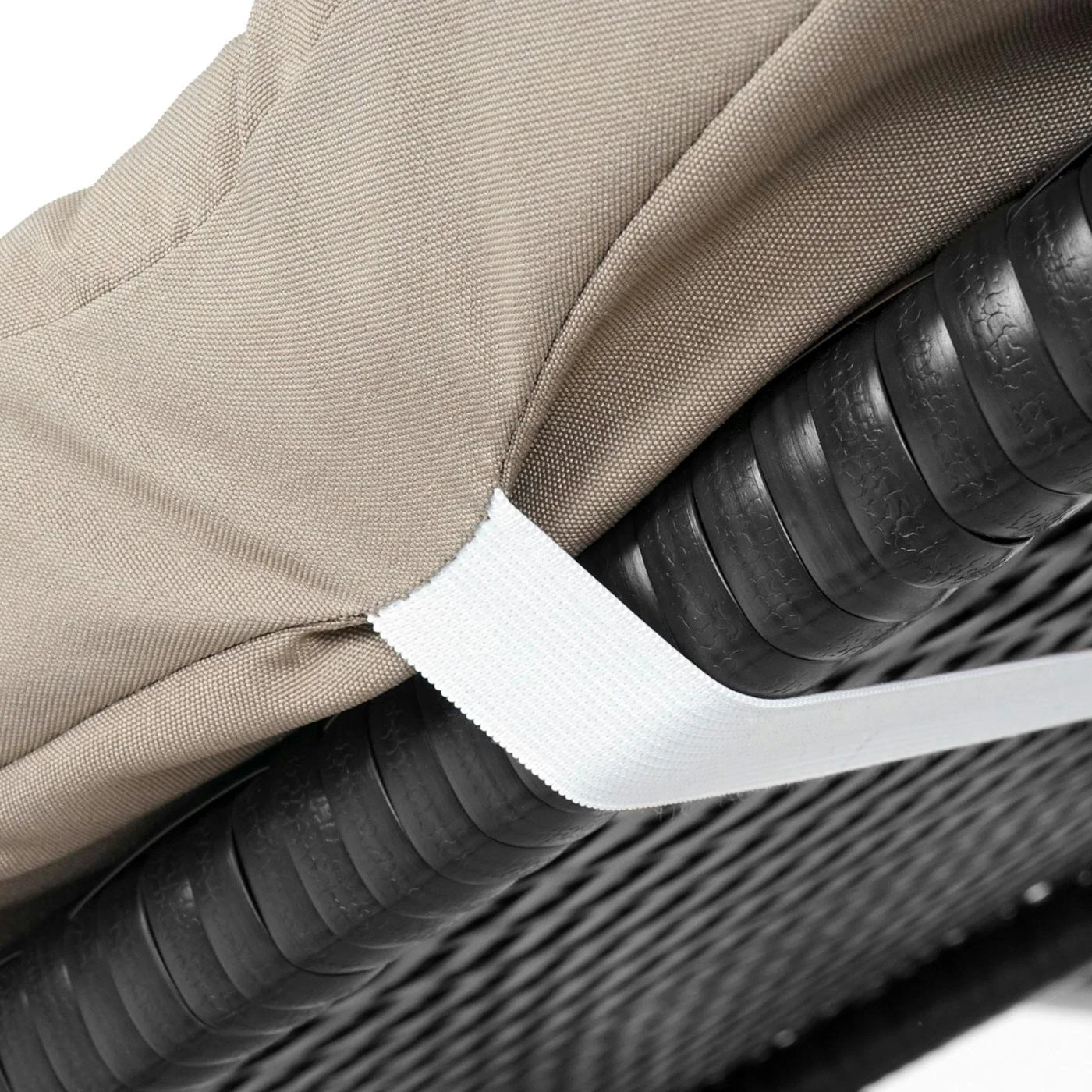 Poly-Rattan Sonnenliege HWC-A51, Relaxliege Gartenliege Liege ~ Basic Anthrazit, Kissen Creme 9 Poly-Rattan Sonnenliege HWC-A51, Relaxliege Gartenliege Liege ~ Basic Anthrazit, Kissen Creme – Bild 7