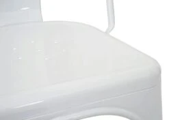 Stuhl HWC-A73, Bistrostuhl Stapelstuhl, Metall Industriedesign Stapelbar ~ Weiß -Wohnmöbel 1b25ee5f 0904 4bcf 9ca2 f4aab9a462fd