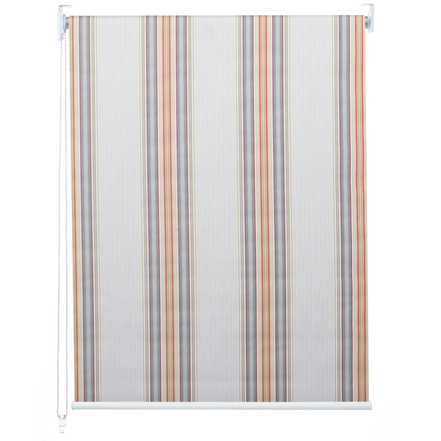 Rollo HWC-D52, Fensterrollo Seitenzugrollo Jalousie, 70x160cm Sonnenschutz Verdunkelung Blickdicht ~ Grau/braun/orange 3 Rollo HWC-D52, Fensterrollo Seitenzugrollo Jalousie, 70x160cm Sonnenschutz Verdunkelung Blickdicht ~ Grau/braun/orange