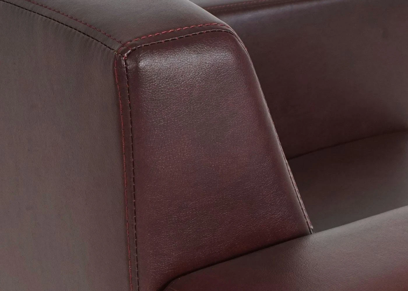 Sessel Loungesessel Lyon, Kunstleder ~ Rot-braun 9 Sessel Loungesessel Lyon, Kunstleder ~ Rot-braun – Bild 7