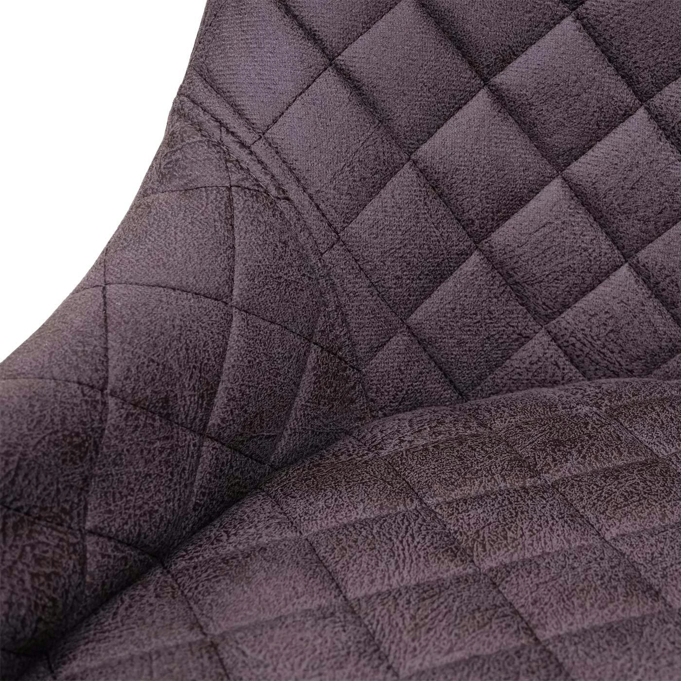 2er-Set Esszimmerstuhl HWC-H79, Küchenstuhl Lehnstuhl Stuhl, Vintage Metall ~ Stoff/Textil Dunkelgrau 8 2er-Set Esszimmerstuhl HWC-H79, Küchenstuhl Lehnstuhl Stuhl, Vintage Metall ~ Stoff/Textil Dunkelgrau – Bild 6