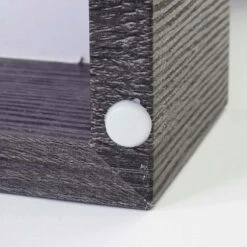 Couchtisch HWC-A32, Wohnzimmertisch, 3D-Struktur, 40x110x60cm FSC-zertifiziert ~ Schwarze Eicheoptik -Wohnmöbel 1d93c9e4 5b51 49a1 bb79 03ceef2a70ec