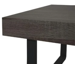 Couchtisch Kos T576, Wohnzimmertisch, 40x110x60cm FSC-zertifiziert ~ Dunkle Eiche, Dunkle Metall-Füße -Wohnmöbel 20ed4c74 d27d 44eb bc0a 37fee996f000
