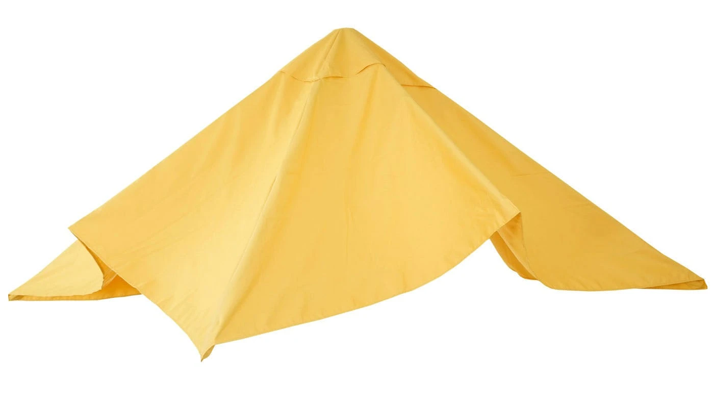 Ersatz-Bezug Für Luxus-Ampelschirm HWC-A96, Sonnenschirmbezug Ersatzbezug, 3x3m (Ø4,24m) Polyester 2,7kg ~ Gelb 9 Ersatz-Bezug Für Luxus-Ampelschirm HWC-A96, Sonnenschirmbezug Ersatzbezug, 3x3m (Ø4,24m) Polyester 2,7kg ~ Gelb – Bild 7