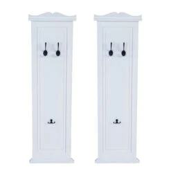 2er-Set Garderobe T33, Wandgarderobe Garderobenpaneel, Wandhaken Holz 109x28x4cm ~ Grau-braun Shabby 12 2er-Set Garderobe T33, Wandgarderobe Garderobenpaneel, Wandhaken Holz 109x28x4cm ~ Grau-braun Shabby -Wohnmöbel 2461f418 ca2b 40cf a9d0 41b06030fe7d 1
