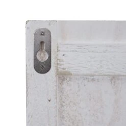 Wandgarderobe HWC-C89 Welcome, Garderobe Garderobenpaneel, Shabby-Look Vintage, 91x60cm ~ Weiß, Shabby -Wohnmöbel 24fff4d5 4662 45d5 af22 7d812741dbbd