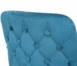 2er-Set Barhocker HWC-E70, Barstuhl Tresenhocker, Retro Design Samt Goldene Streben/Füße ~ Petrol -Wohnmöbel 2b8ebd46 d4e9 4dff a686 a70e94cf46a6