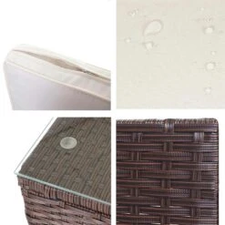 Poly-Rattan-Garnitur Brescia, Gartengarnitur Sitzgruppe Sofa Lounge-Set ~ Braun, Kissen Creme 15 Poly-Rattan-Garnitur Brescia, Gartengarnitur Sitzgruppe Sofa Lounge-Set ~ Braun, Kissen Creme -Wohnmöbel 2fcd7ea6 990c 45c1 b004 a975b1b2f060