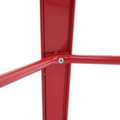 Stehtisch HWC-A73 Inkl. Holz-Tischplatte, Bistrotisch Bartisch, Metall Industriedesign 107x60x60cm ~ Rot -Wohnmöbel 2fd727ba 338a 468e 96d5 c0be809b0bb2