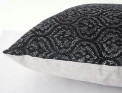 Deko-Kissen Barock, Sofakissen Zierkissen Mit Füllung, Schwarz Glanz-Effekt 45x45cm -Wohnmöbel 30e4c020 f8eb 42df b091 52bc0eed953a