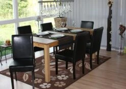 4er-Set Esszimmerstuhl Stuhl Küchenstuhl Littau ~ Kunstleder, Schwarz Dunkle Beine -Wohnmöbel 334ce5d3 f659 4413 9b5f c4f4bb85d1ab