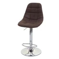 2er-Set Barhocker HWC-A67, Barstuhl Tresenhocker ~ Vintage Dunkelbraun, Textil -Wohnmöbel 34c41e21 852b 4abe a121 824f14530a05