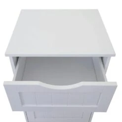 Kommode HWC-B65, Schubladenschrank Schrank, 5 Schubladen 100x40x35cm ~ Weiß -Wohnmöbel 35191780 43a7 4f1a 8830 1fdc69af63c2