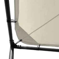 Pergola HWC-F85, Garten Pavillon Sonnensegel, Stabiles Stahl-Gestell ~ 3x3m Creme -Wohnmöbel 36dfcd7e 57a1 453e 8d9c bdea52190553