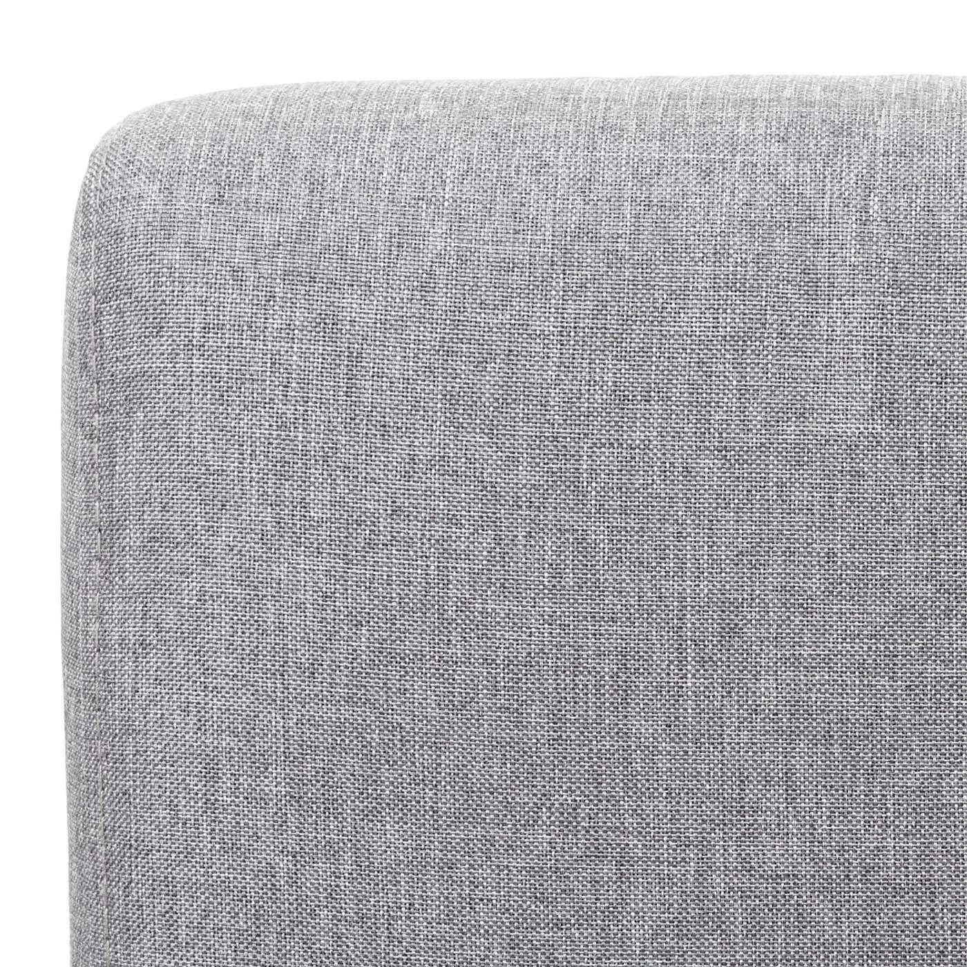 2er-Set Esszimmerstuhl HWC-F61, Stuhl Lounge-Stuhl, Stoff/Textil ~ Grau 8 2er-Set Esszimmerstuhl HWC-F61, Stuhl Lounge-Stuhl, Stoff/Textil ~ Grau – Bild 6