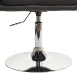 Esszimmerstuhl HWC-F19, Küchenstuhl Stuhl Drehstuhl Loungesessel, Drehbar Höhenverstellbar ~ Kunstleder Grau -Wohnmöbel 3afc78f3 e6f0 42b6 b667 5858454afe5a