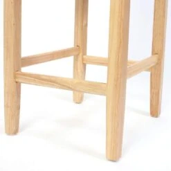 2er-Set Barhocker Barstuhl M37 Kunstleder ~ Creme, Helle Füße -Wohnmöbel 3b900cc4 b643 49c7 8206 c1decd59d7ed