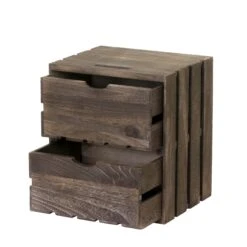 Kommode HWC-C62, Schubladenkommode Holzkiste, Shabby-Look Vintage 3 Schubladen 53x32x26cm ~ Braun 12 Kommode HWC-C62, Schubladenkommode Holzkiste, Shabby-Look Vintage 3 Schubladen 53x32x26cm ~ Braun -Wohnmöbel 3e8be250 ef65 48ad 84c4 11cfc3f7d5ca