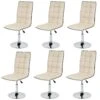 6er-Set Esszimmerstuhl HWC-C41, Stuhl Küchenstuhl, Höhenverstellbar Drehbar, Kunstleder ~ Creme 2 6er-Set Esszimmerstuhl HWC-C41, Stuhl Küchenstuhl, Höhenverstellbar Drehbar, Kunstleder ~ Creme -Wohnmöbel 3f70d741 4728 43b3 b238 617359c27d21
