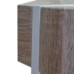 Couchtisch Kos T574, Beistelltisch, 52x50x50cm FSC-zertifiziert ~ Eiche, Helle Metall-Füße -Wohnmöbel 400a3faf 2607 4936 89a9 dc32d836270c