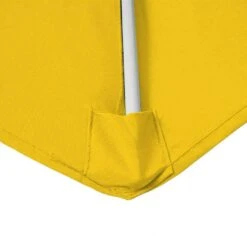 Sonnenschirm Halbrund Parla, Halbschirm Balkonschirm, UV 50+ Polyester/Alu 3kg ~ 300cm Gelb Mit Ständer -Wohnmöbel 43a481f4 7f1a 4a62 91b1 64bc9ee2d9be