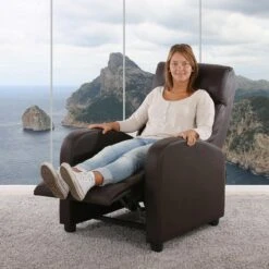 Fernsehsessel Relaxsessel Liege Sessel Denver, Kunstleder ~ Braun 14 Fernsehsessel Relaxsessel Liege Sessel Denver, Kunstleder ~ Braun -Wohnmöbel 43baf977 ee5a 4969 a575 f0587beb8aef