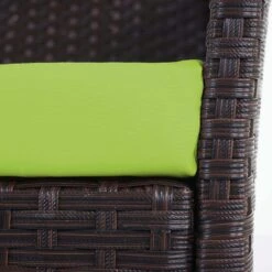 2-1-1 Poly-Rattan Garten-Garnitur Halden, Sitzgruppe Lounge-Set Sofa ~ Braun-meliert, Kissen Grün 14 2-1-1 Poly-Rattan Garten-Garnitur Halden, Sitzgruppe Lounge-Set Sofa ~ Braun-meliert, Kissen Grün -Wohnmöbel 451eaeae b490 4f38 9a31 07ce8f4fd5e0