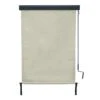 Vertikalmarkise HWC-F42, Senkrechtmarkise Sichtschutz Außenrollo Rollo, UV-Schutz 50 Stoff ~ 250x100cm, Creme-beige