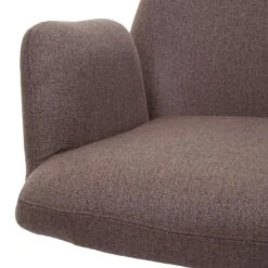 Esszimmerstuhl HWC-H71, Küchenstuhl Lehnstuhl Stuhl, Stoff/Textil Stahl ~ Braun -Wohnmöbel 4a9713b6 a107 4a6a b346 1911452a8508