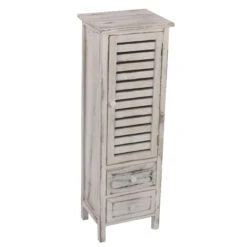 Schrank Kommode 74x30x25cm, Shabby-Look, Vintage ~ Weiß -Wohnmöbel 4bcc34a6 b7a7 4c4f 8139 7d9bafab47bc