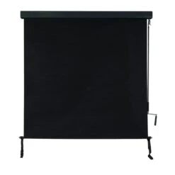 Vertikalmarkise HWC-F42, Senkrechtmarkise Sichtschutz Außenrollo Rollo, UV-Schutz 50 Stoff ~ 250x140cm, Schwarz 12 Vertikalmarkise HWC-F42, Senkrechtmarkise Sichtschutz Außenrollo Rollo, UV-Schutz 50 Stoff ~ 250x140cm, Schwarz -Wohnmöbel 4dfc1108 4c98 457d b143 3f510c71de03