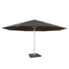 Sonnenschirm Meran II, Gastronomie Marktschirm, Ø 5m Polyester/Alu Mast Weiß 28kg ~ Anthrazit Mit Ständer -Wohnmöbel 5233f851 fe08 4156 aac0 3e491b1fc65a