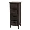 Kommode T18, Schubladenschrank Schrank, 4 Schubladen, 74x30x25cm Shabby-Look Vintage ~ Grau-braun -Wohnmöbel 5395b4c2 cf18 4d47 9964 06da9b7ea104