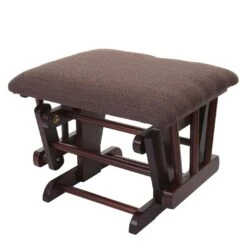 Relaxsessel HWC-C76, Schaukelstuhl Sessel Schwingstuhl Mit Hocker ~ Stoff/Textil, Braun, Gestell Braun 14 Relaxsessel HWC-C76, Schaukelstuhl Sessel Schwingstuhl Mit Hocker ~ Stoff/Textil, Braun, Gestell Braun -Wohnmöbel 55446f5f 0ff9 4f63 93d6 84e1b9793699