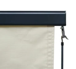 Vertikalmarkise HWC-F42, Senkrechtmarkise Sichtschutz Außenrollo Rollo, UV-Schutz 50 Stoff ~ 250x140cm, Creme-beige -Wohnmöbel 5647ccc8 f871 4ad8 a180 706ee4915353