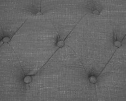 Ottomane Chesterfield, Sitzhocker Fußablage Hocker, Wasserabweisend Stoff/Textil 39x77x47cm ~ Dunkelgrau -Wohnmöbel 5952e477 1cfc 4c87 9ba7 db251a44f343