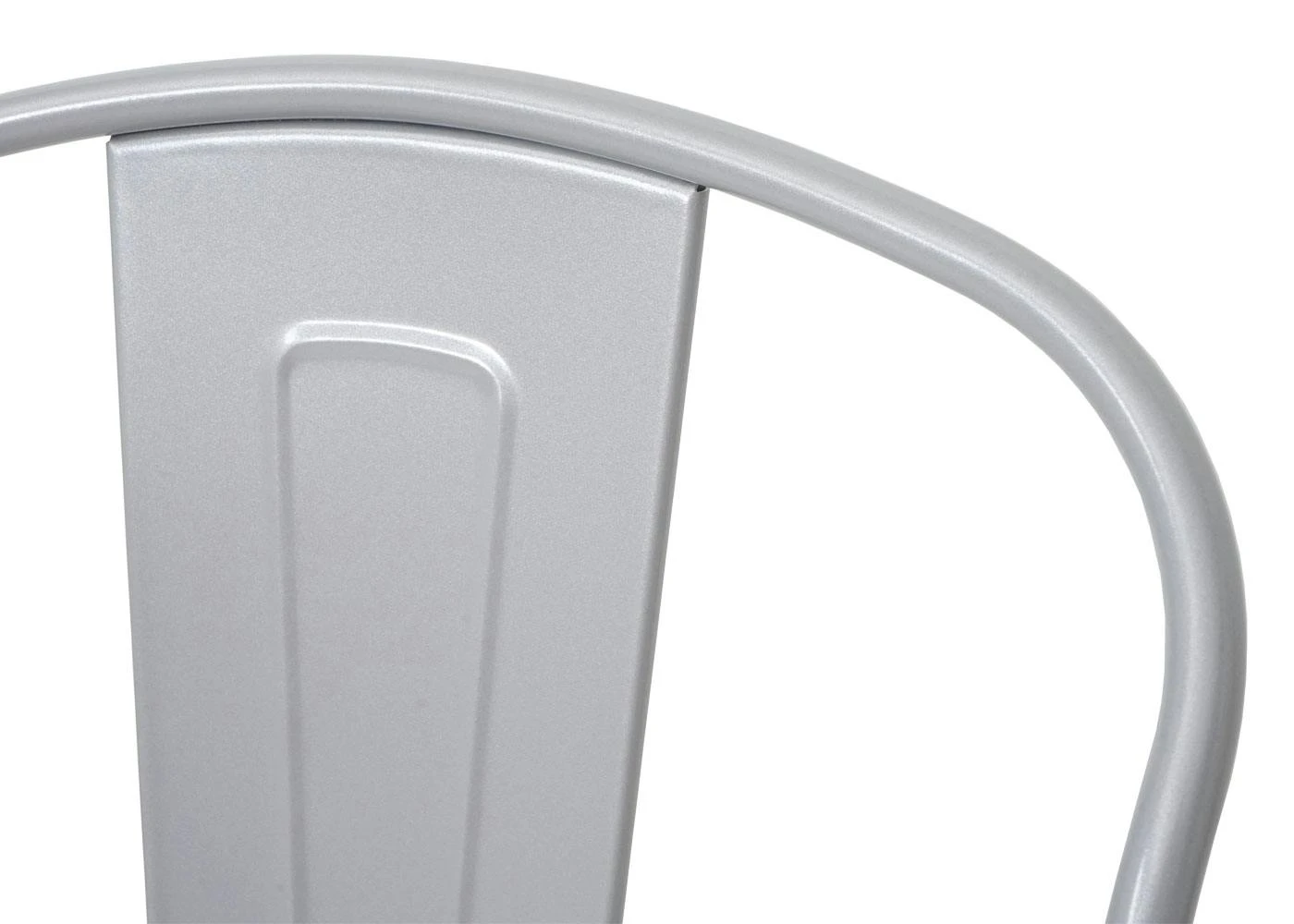 Stuhl HWC-A73, Bistrostuhl Stapelstuhl, Metall Industriedesign Stapelbar ~ Grau 8 Stuhl HWC-A73, Bistrostuhl Stapelstuhl, Metall Industriedesign Stapelbar ~ Grau – Bild 6